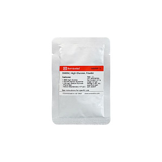 Среда культуральная DMEM, выс. сод. глюк., GlutaPlus, пирув.натр., без HEPES, без фен. кр., 1 л