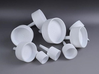Воронка Бюхнера (фильтровальная), тефлон (PTFE), диаметр 119 мм, длина 160 мм