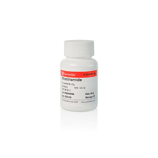 Витамин В3 (никотинамид), ≥ 98.5%, CAS 98-92-0, 25 г
