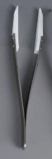 Пинцет лабораторный прямой, с острыми наконечниками из тефлона (PTFE), длина 130 мм, ширина 22 мм
